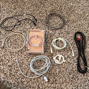 Apple-Certified Lightning Cable Set - Multicolor,  8 charging cords in total!